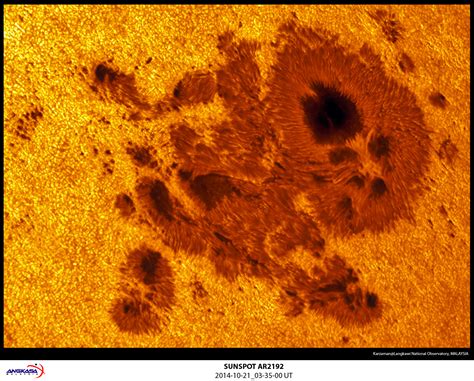 AR12192 The Largest Sunspot Group Of Solar Cycle 24 The Sun Today