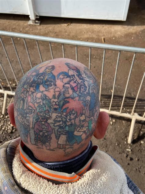 Lawn Mower Tattoo Head