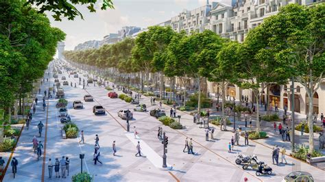 Les Champs Elysées En 2030 Paris Futur