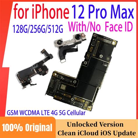 Carte M Re Originale D Bloqu E Pour IPhone 12 Pro Max 256 Go Avec Face