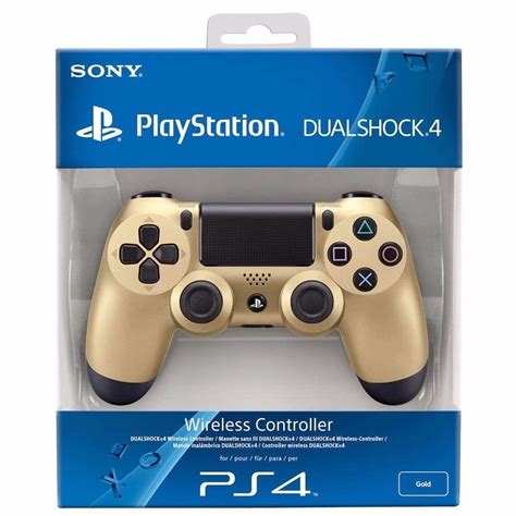 Controle Ps4 Dourado Dual Shock Gold Wirelles 100 Original R 299 99