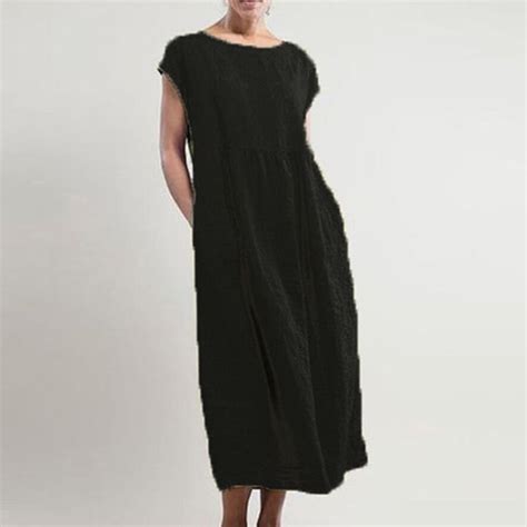 Jacenvly Cheistmas Holiday Wear to Work Plus Dresses Ladies Pure