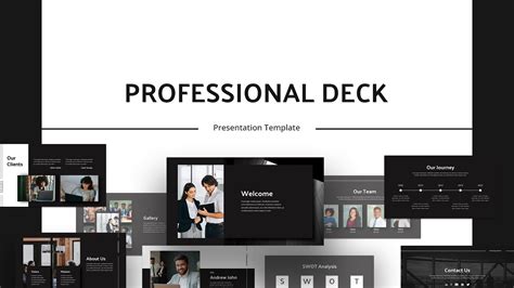 Modern Company Portfolio Presentation Powerpoint Templates Slidekit