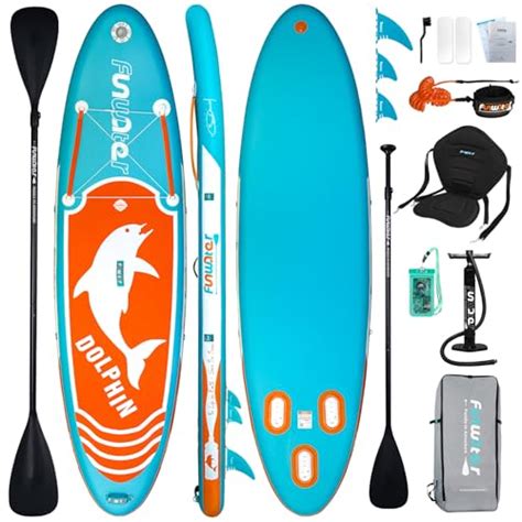 Funwater Inflatable Stand Up Paddle Boards Ultra Light Isup Wide Stable