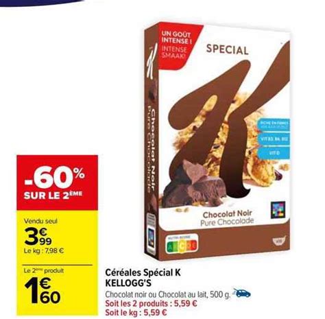 Promo C R Ales Sp Cial K Kellogg S Chez Carrefour Icatalogue Fr