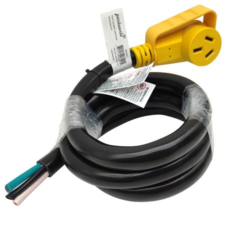 Parkworld 66495 NEMA 10-50 Female Lighted Outlet with Handle Power Cord