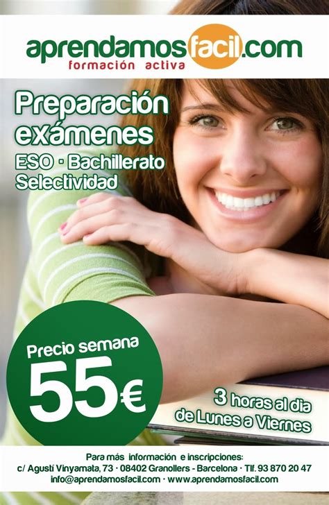 Informació Granollers CURSO DE PREPARACIÓN SELECTIVIDAD GRANOLLERS