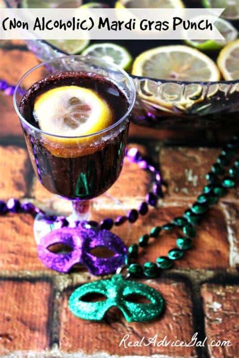 (Non Alcoholic) Mardi Gras Punch Recipe