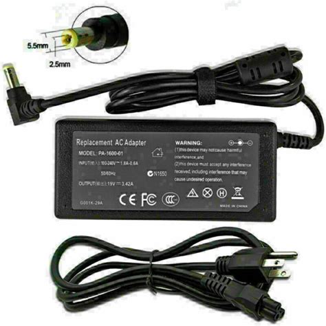 NEW 65W AC Adapter Power Supply Cord For Intel NUC Kit NUC6CAYH