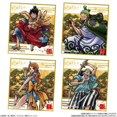 One Piece Shikishi Art Wano Kuni Boite X Cartes Random Bandai