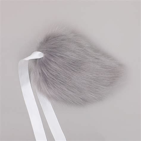 Furry Gray Bunny Ear Headband Cosplay Judy Bunny Ears Headband Rabbit