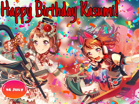 Happy Birthday Kasumi Feed Community Bandori Party Bang