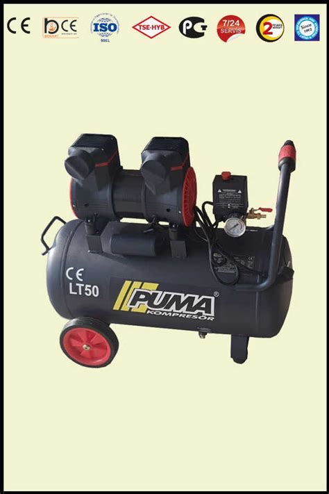 50 Litre 2 HP 220 Volt 8 Bar Sessiz ve Yağsız Kompresör