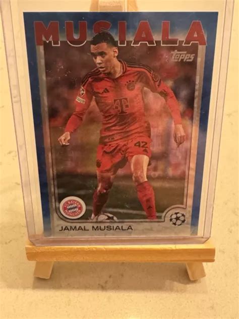 Topps Uefa Ucc Flagship Jamal Musiala Rc Blue Icy Eur