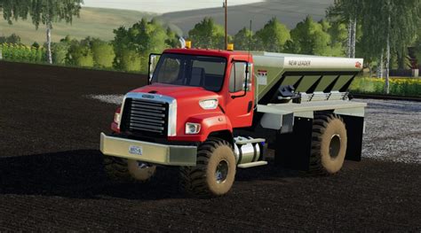 Freightliner Sd With New Leader L G Lime Fertilizer Spreader