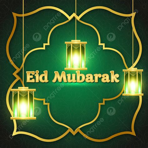 Fondo Verde De Eid Mubarak Eid Mubarak Eid Diseño Imagen de Fondo