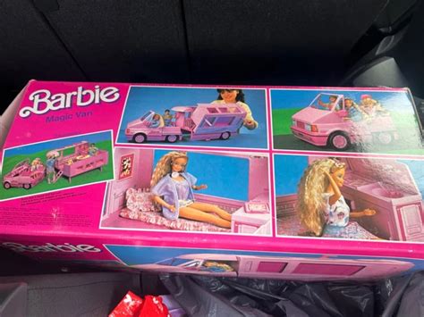 VINTAGE BOXED MATTEL Barbie Doll Pink Magic Van 1980s, Box ...