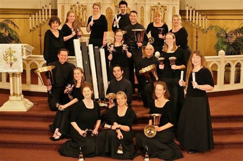 Handbell Choir Performs At St Johns Lutheran Church Orange County