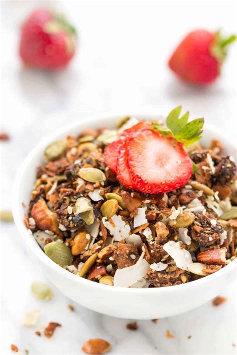 Grain Free Coconut Granola Simply Quinoa