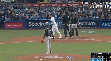 【写真・画像】危なっ！ 大谷翔平に一体、何が起こったのか！？ 打席で一瞬見せた“珍しい動き”にファン騒然 「えっ？w」「どうした？」 1枚