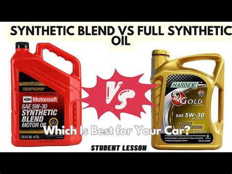 Diferencia Entre Synthetic Blend Vs Full Synthetic Flash Sales Head