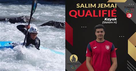 Tunisie Cano Kayak Salim Jema Se Qualifie Pour Les Jeux Olympiques