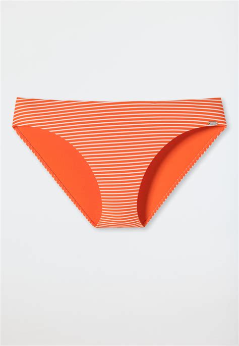 Mini Bikini Briefs Orange Striped Mix Match Reflections SCHIESSER