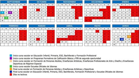 Calendario Escolar 2024 2025 Más De 100 Plantillas Y Horarios Para