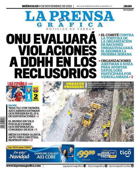 La Prensa Gráfica On Twitter Compartimos La Portadalpg Para La