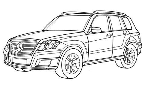 Coloriage Voiture Automobile Transport Dessin Colorier