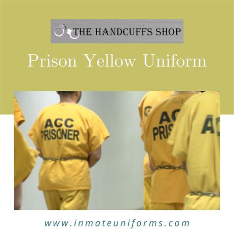 Buy Yellow Prison Jumpsuit Costume At The Handcuffs Shop