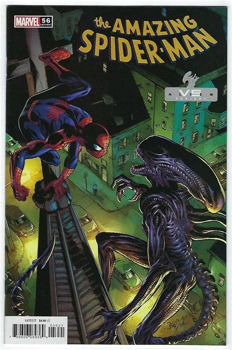 Amazing Spider Man Vol 5 56 Marvel VS Alien Variant NM Marvel Comic