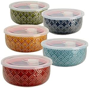 Buy Signature Housewares Translucent Microwavable Storage Bowls With