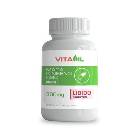 Cbd Libido Booster Capsules 300mg Vitaoil Sexual