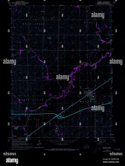 Map Of Waverly Nebraska Hi Res Stock Photography And Images Alamy