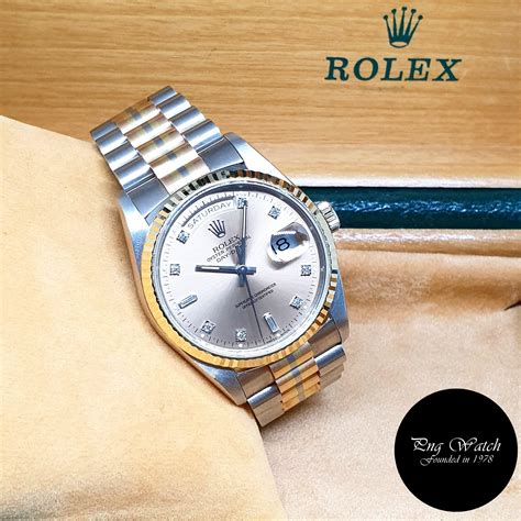 Not Available Rolex K Full Gold Tridor Oyster Perpetual Champagne