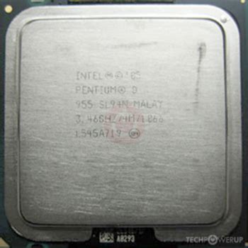 Intel Pentium Extreme Edition Specs Techpowerup Cpu Database