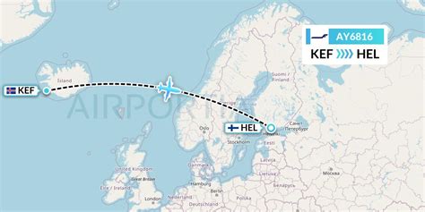 AY6816 Flight Status Finnair Reykjavik To Helsinki FIN6816