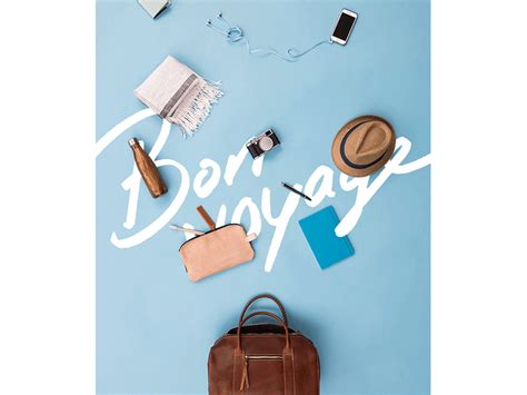 Bon Voyage gif for travel email series by Christine Patronick on Dribbble