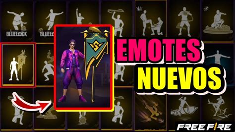 Todos Los Emotes Nuevos De Free Fire Nuevos Emotes De Free Fire