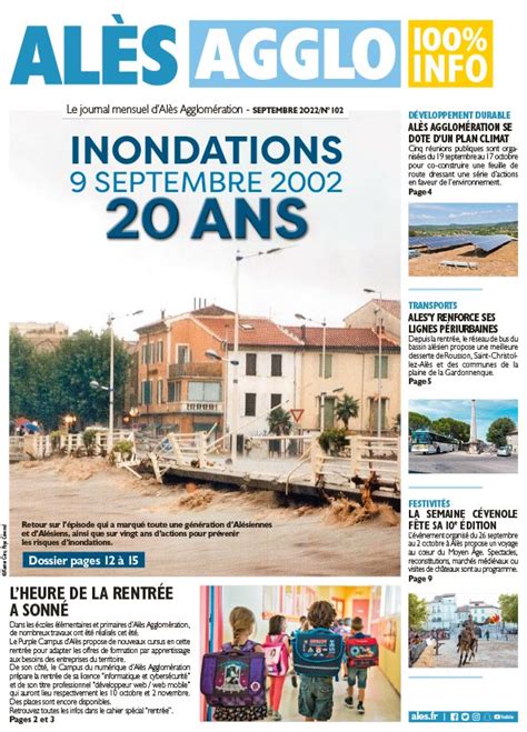 Journal Alès Agglo n102 Septembre 2022 Le Mag