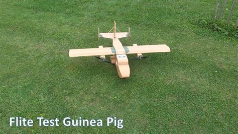 Flite Test Guinea Pig Build With Parachute Drop And Chase Footage Youtube