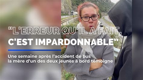 Accident de bus à Levens L erreur qu il a fait c est inadmissible