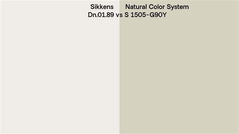 Sikkens Dn0189 Vs Natural Color System S 1505 G90y Side By Side