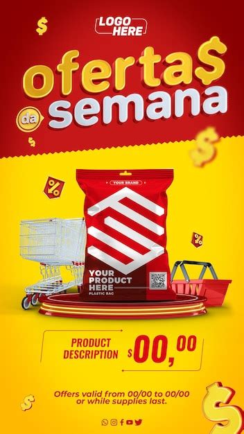 Plantilla Stories Supermercado Ofertas De La Semana Para Ofrecer Su