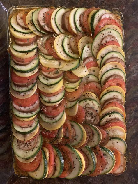 Homemade Ratatouille Confit Byaldi R Food