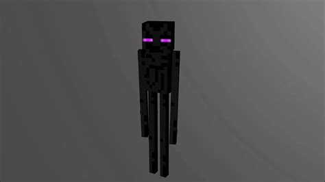 Enderman Minecraft Test Animation C4d Youtube