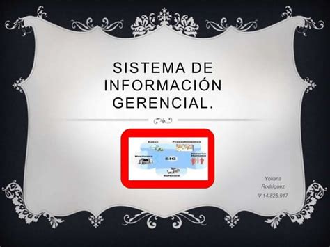 Sistema de información gerencial PPT