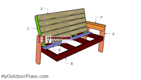 Large Outdoor Bench Plans | MyOutdoorPlans