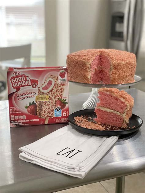 Strawberry Shortcake Cake Recipe Good Humor Bar Copycat Saving You Dinero